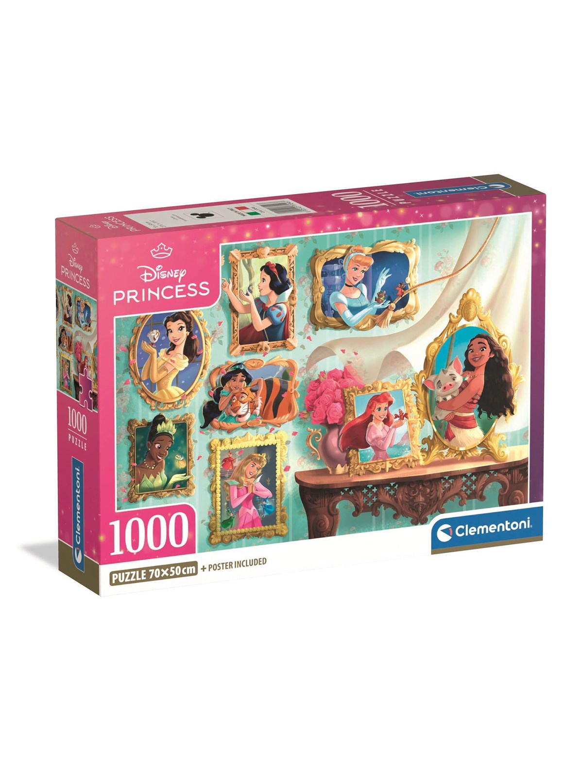 Clementoni Puzzle HQC Disney Princess, 1000-teilig 2D Puzzles