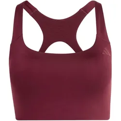 adidas Optime Workout Mid Support Sport-BH Damen KG6433 - maroon M