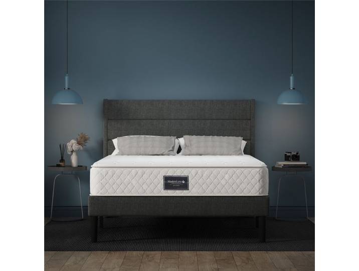 Matelas 140x200cm Spring Core-Ressorts Ensachés H25cm-Mémoire de Forme-Renfort Lombaire-Certifié Oeko-Tex 100