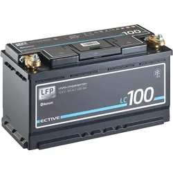 ECTIVE LC 100 LT 12V LiFePO4 Lithium Versorgungsbatterie 100 Ah