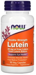 Now Foods Double Strength Lutein 20 mg 90 VCaps