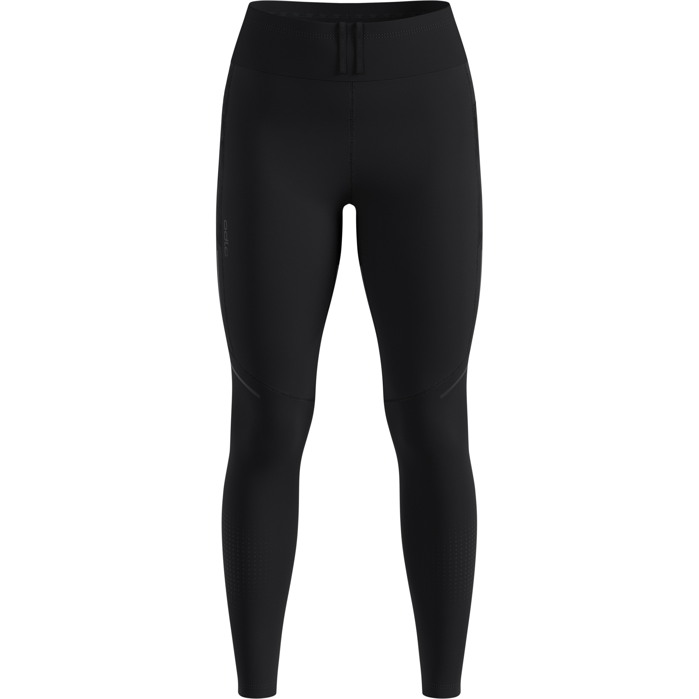 Odlo Zeroweight Warm Reflective Tights Damen Laufhose schwarz Größe XS Langlauf Skating | Langlauf Klassik | Trailrunning | Laufen Wasserabweisend Wasserabweisend