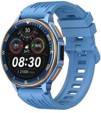CaseAndConnect S99 GPS Smart Watch With AMOLED Smartwatch Bluetooth Calling Fitness Tracker blue