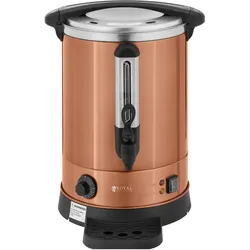 Royal Catering Wasserkocher Edelstahl Heisswasserbereiter Heissgetränkespender 2500 W 13,5 l, Getränkespender, Orange