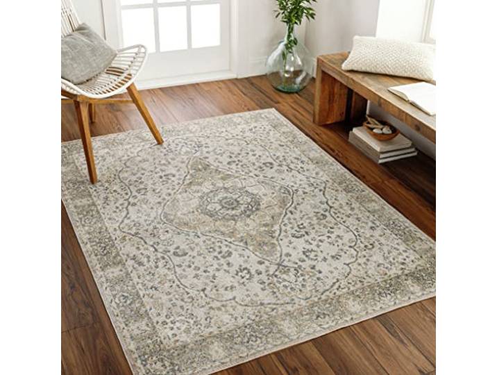 Livabliss Yemin Riffa Outdoor Teppich 200x275 cm – Beige, Grau