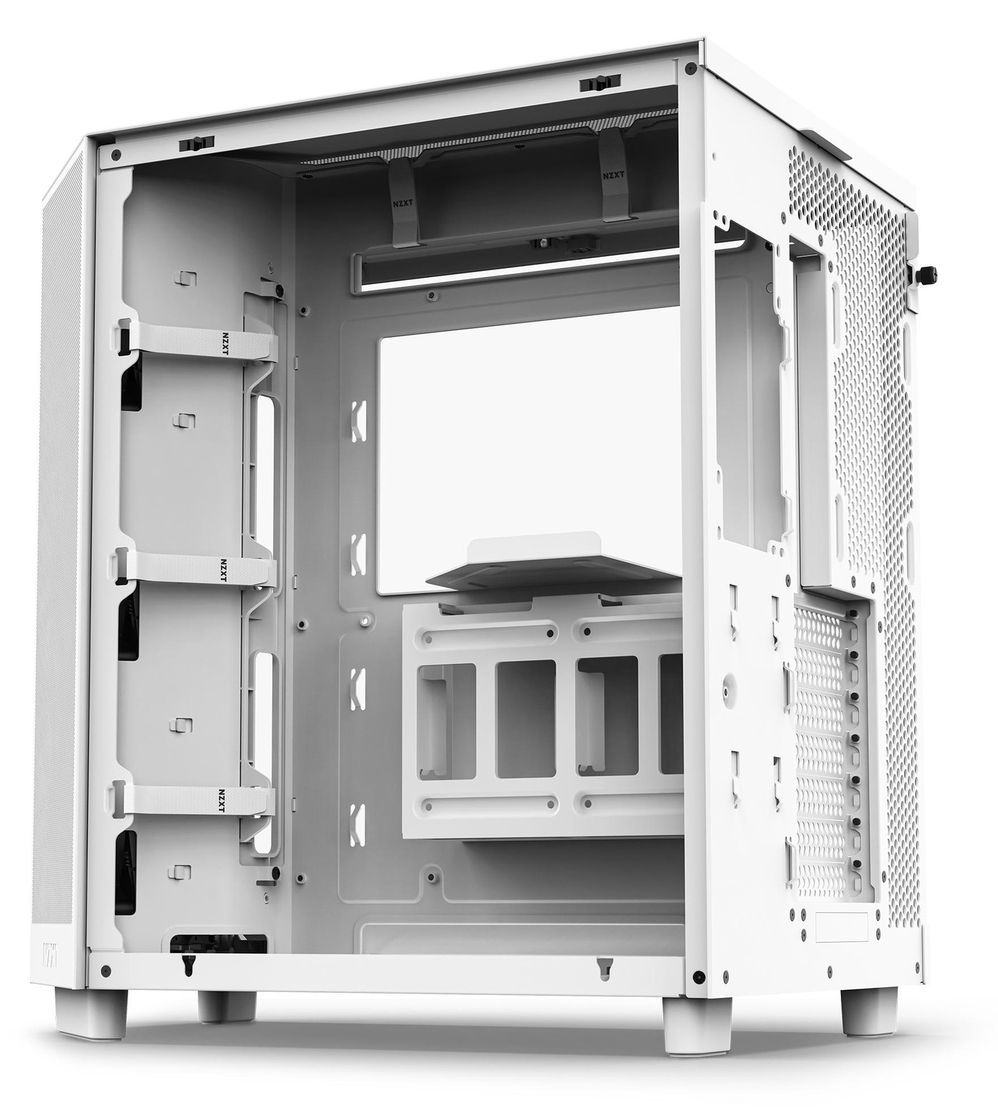 NZXT H6 Flow Mid-Tower Case Dual Chamber Air Cooling Wit