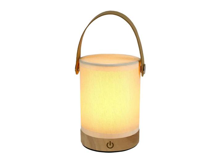 Nettlife Led-Tischleuchte Handtasche 10/10/15 cm, Weiß, Holz, LED integrated, 10x15x10 cm, Lampen & Leuchten, Innenbeleuchtung, Tischlampen