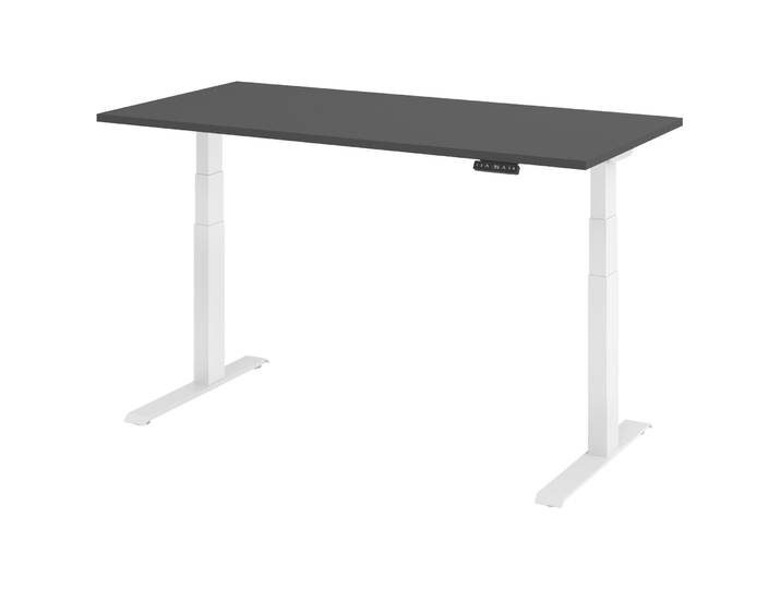 Schreibtisch Office basic Graphit elektrische Höhenverstellung 160 x 80 cm - Schreibtisch