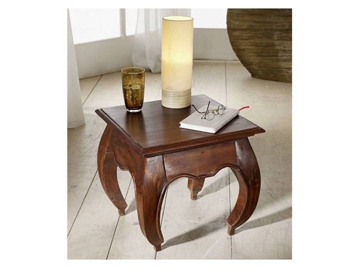 Nachttisch Akazie 45x45x42 nougat lackiert OPIUM #266
