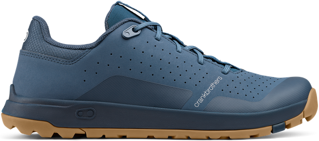 Crankbrothers Scarpe trail gravel bikepacking  flat STAMP TRAIL LACE BLUE