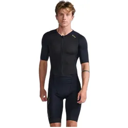 2XU, Herren, Velotrikot, Light Speed (XXL), Gold, Schwarz, XXL