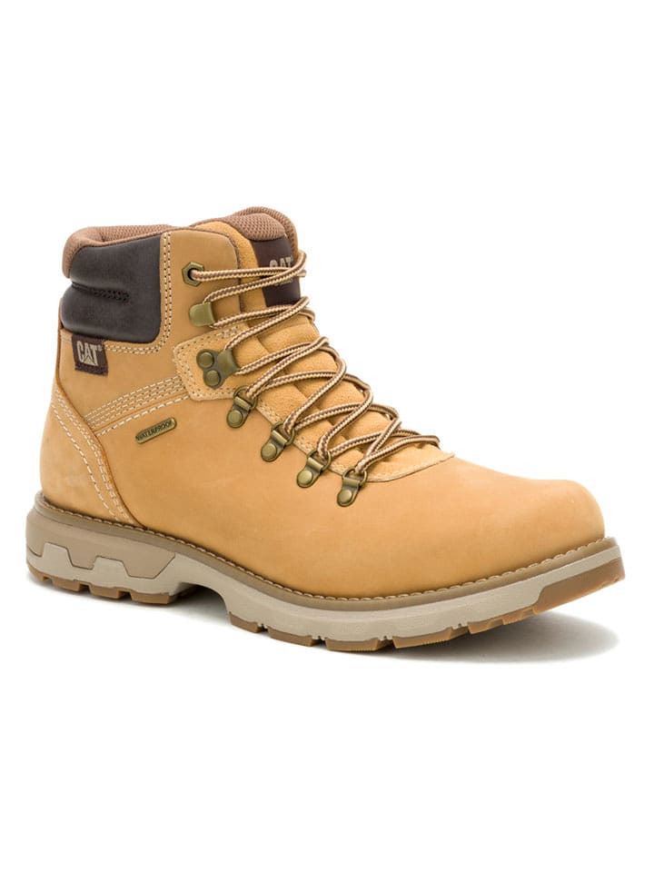 CAT Leder-Boots "Pursue Hiker" in Gelb - 41