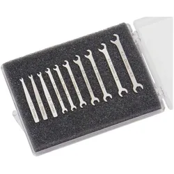 Donau Elektronik 980-SET Micro-Maulschlüssel-Set 10-tlg. 1-4 mm Micro-Maulschlüssel 10teilig 1 - 4 m