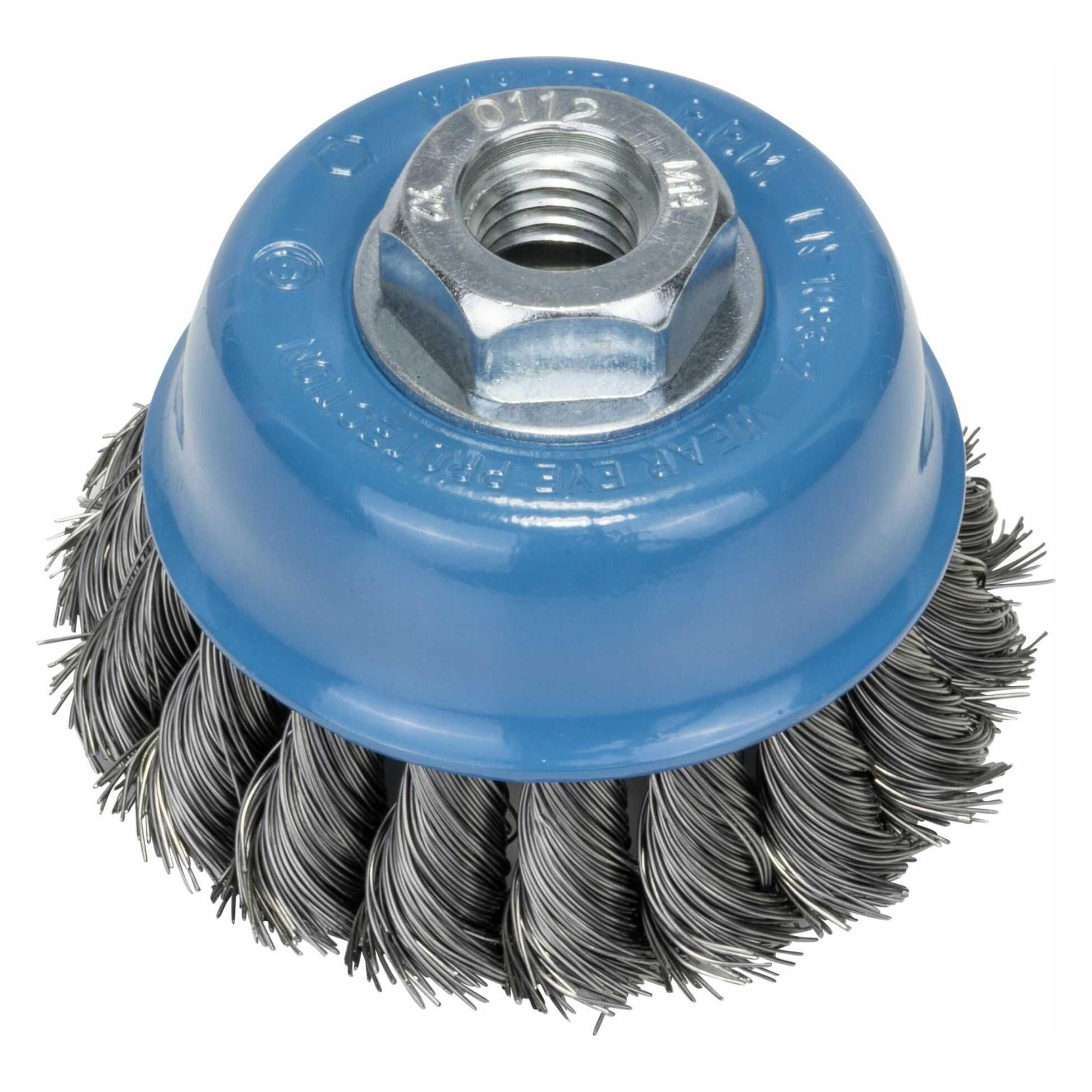 Bosch Professional Zubehör PRO Metal heavy Topfbürste, 75 x 0,35 mm, Gewinde (2608622099)