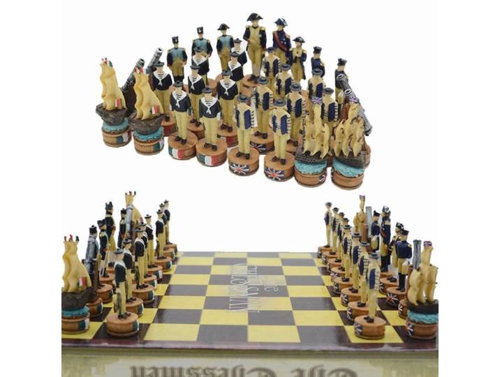 JEU D ECHECS NAPOLEON 38 CMS / 38 CMS METAL N