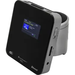 Soundmaster UR260SI Uhrenradios (DAB+, FM, KW, Bluetooth), Radio, Weiss