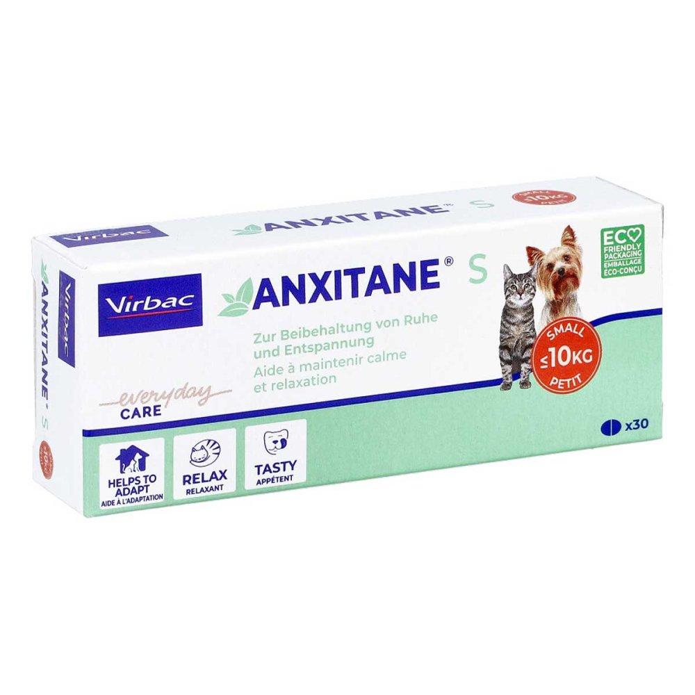 Virbac Tierarzneimittel GmbH Anxitane S Tabletten für Hunde und Katzen <10 kg 13425505