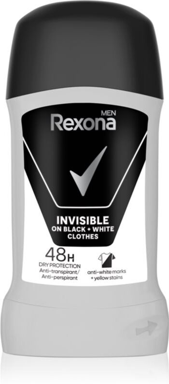 Rexona Men Invisible anti-transpirant solide anti-traces blanches 48 H 50 ml