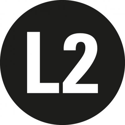Aufkleber I Leiterkennzeichen L2 Wechselstromnetz, RoHS-konform, Folie, Ø 20mm, 500/Rolle, DIN EN 60445 / IEC 60417