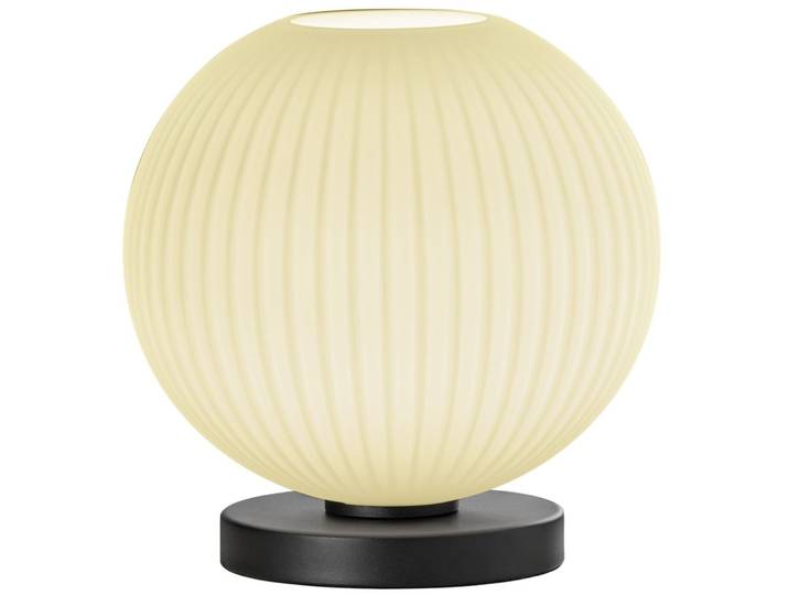 Tischlampe Loft schwarz Metall H 25 cm - Tischlampe