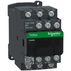 Schneider Electric CAD506BD Hilfsschütz, 5S, 24V DC