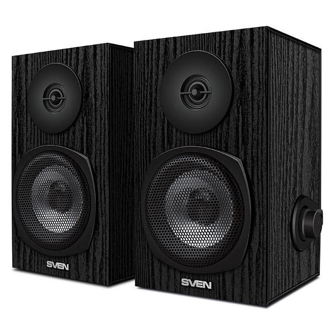 Sven 2.0 speakers SPS-575, juodas, USB, power output 2x3W (RMS), SV-016166 (SV-016166)