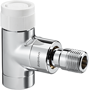 Oventrop Thermostatventil Baureihe E 1163052 1/2", Eck, verchromt