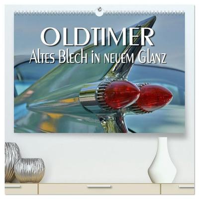 Oldtimer - Altes Blech in neuem Glanz (hochwertiger Premium Wandkalender 2027 DIN A2 quer), Kunstdruck in Hochglanz