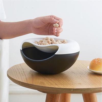 KitchenCuration Plastic Pistachio Nut Bowl Perfect Gift For Nut Lovers Pink