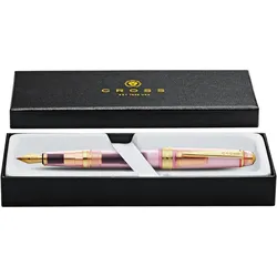 Cross, Schreibstifte, Füllfederhalter Bailey Light transl rosa Saphir/gold - XF Feder