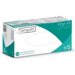 Bingold, Schutzhandschuhe, Vinyl 45 (S)