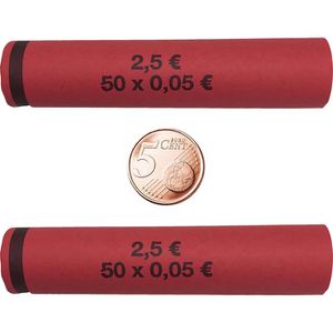 Betec Münzhülsen 5 Cent  3704 für Rollgeld 80 Stück