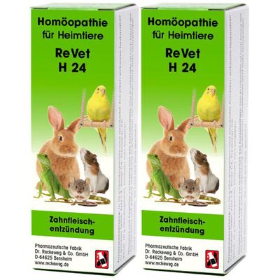 Revet H 24 Globuli f.Heimtiere Doppelpack 2x10 g