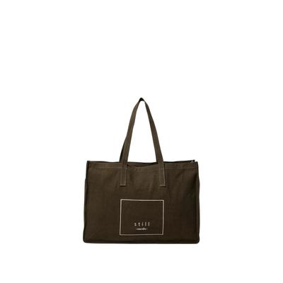 Handtasche STILL NORDIC "Still Nordic Bag stillCanvas", Herren, Gr. onesize, khaki, Obermaterial: 100% Baumwolle, Taschen Handtasche