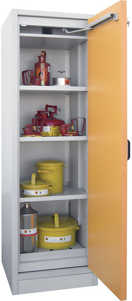 Feuerbeständiger Gefahrstoffschrank Typ 30, 1-türig, HxBxT 1935 x 595 x 595 mm LaCont