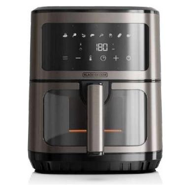 Black & Decker BLACK+DECKER, Heissluftfritteuse, 6,5 l, 1600 W, 8 (6.50 l) (BXAF2501E)