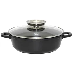 ELO Servierpfanne Alucast rund Ø 24cm - schwarz