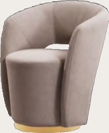 AEA Design Lounge Club Sessel met Textielbekleding