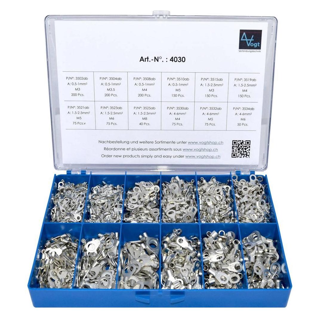 Vogt Verbindungstechnik Ringkabelschuh-Sortiment 0.50 (4030)