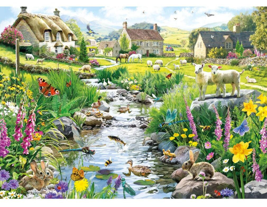 Gibsons Babbling Brook Puzzel met 1000 stukjes