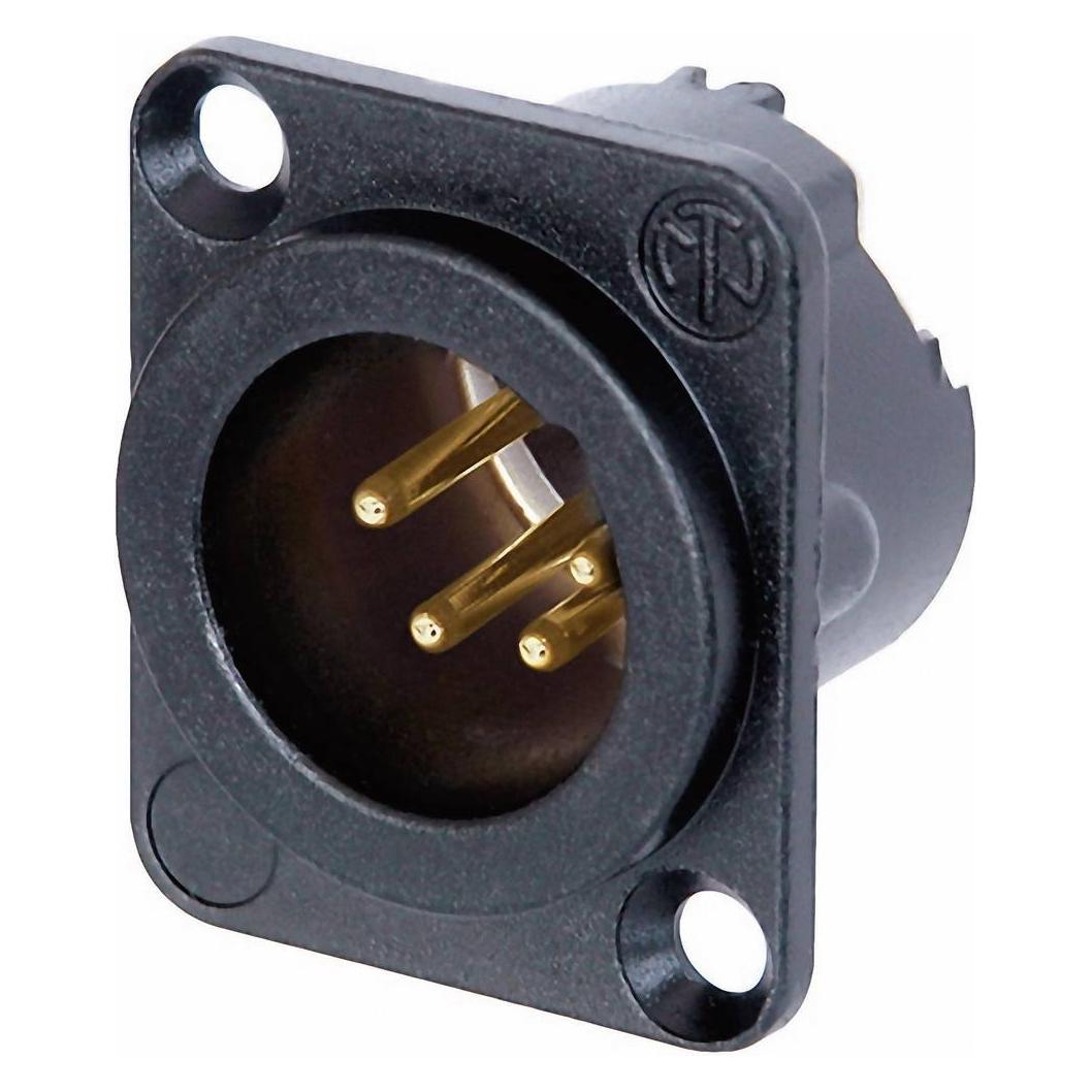 Neutrik XLR-Flanschstecker (NC4MD-LX-B)