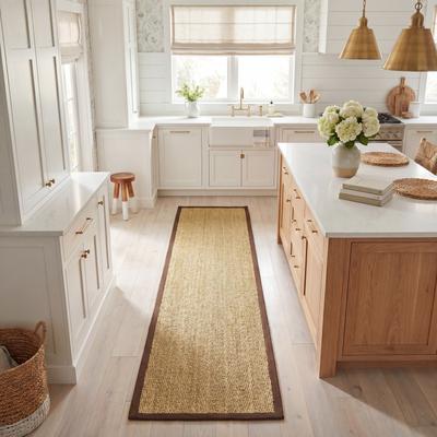 SAFAVIEH Natural Fiber Oceana Herringbone Seagrass Rug