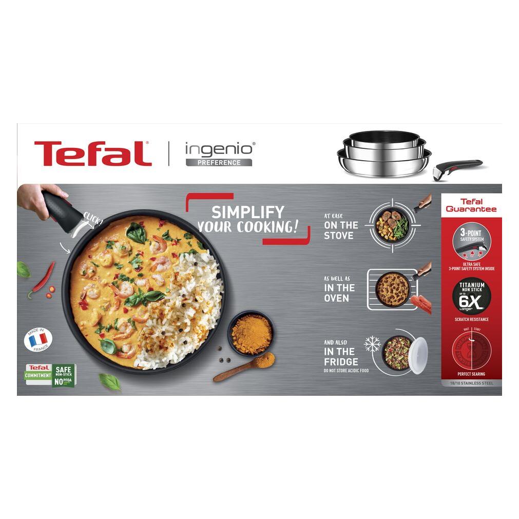 Tefal Ingenio Preference - Hapjespan - 24 cm - Zonder handgreep (L9733502)