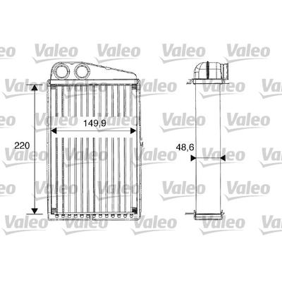 VALEO Wärmetauscher, Innenraumheizung 812247 für RENAULT