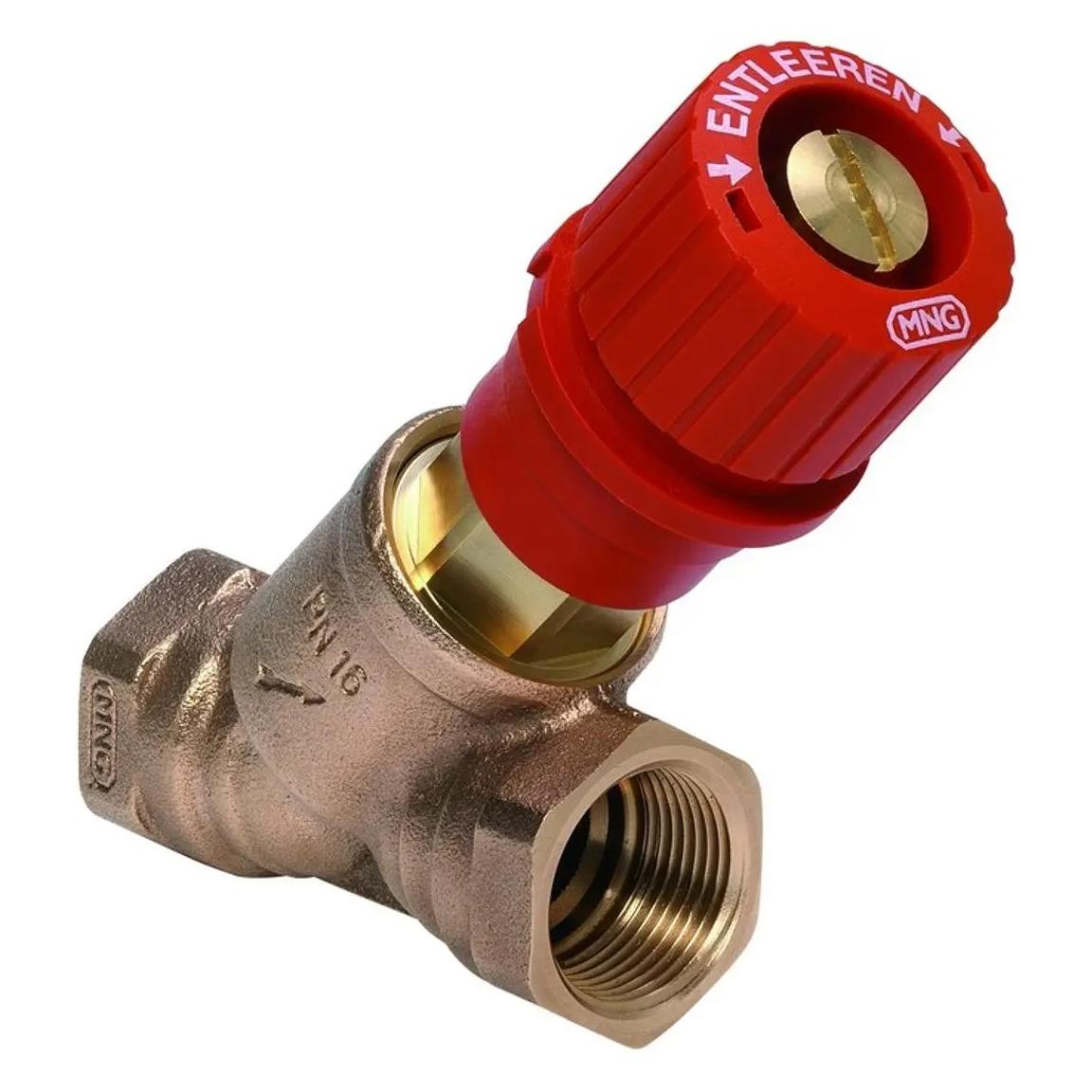 Honeywell Kombi-3-Plus,Strangabsperrventil,Rotguss für den Vorlauf 16 bar, Muffengewinde 2 (V5000Y0050)