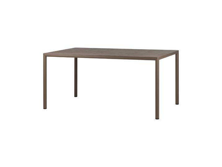 NARDI - Table rectangulaire Piave - Marron - Stratifié HPL - Designer Raffaello Galiotto