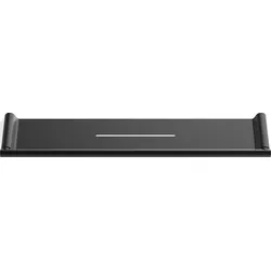 Mikado Badezimmerablage 40 cm schwarz matt