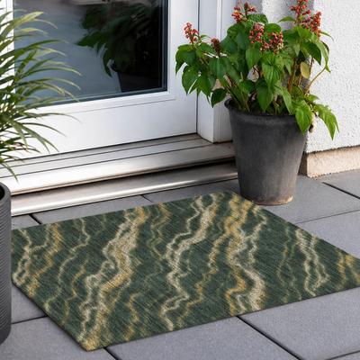 Addison Rugs Machine Washable Indoor/ Outdoor Contemporary Dell Chantille Rug