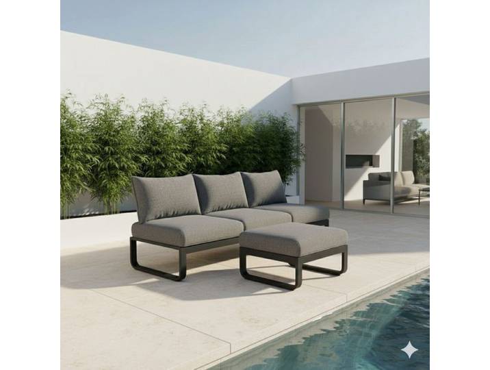 Zebra Fly Loungeset Aluminium/Olefin