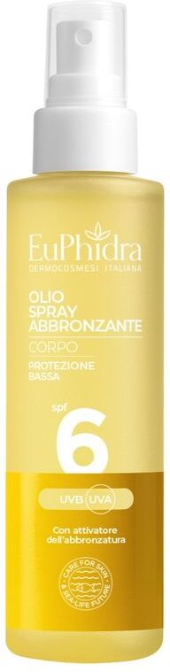 EUPHIDRA Olio Solare Abbronzante Protezione Bassa Spf 6 150 ML